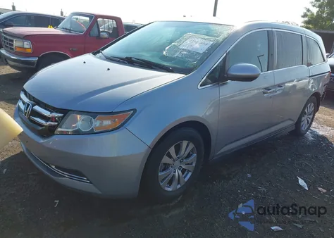 2016 Honda Odyssey Se from USA, damaged, VIN 5FNRL5H3XGB010606